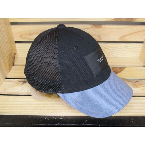 Rag & Bone New York Women\'s Addison Black Mesh Cap RN#108879 main image 5